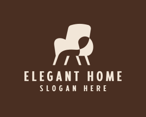 Chair Furniture Home Decoration logo design