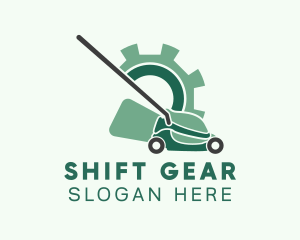 Lawn Mower Gear logo design