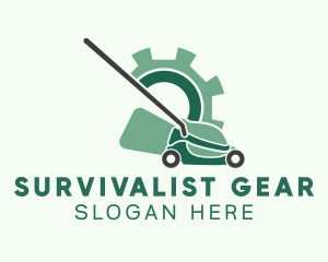 Lawn Mower Gear logo design