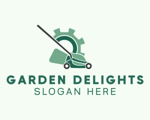 Lawn Mower Gear logo design