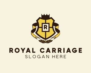 Royal Luxury Shield Crest logo design