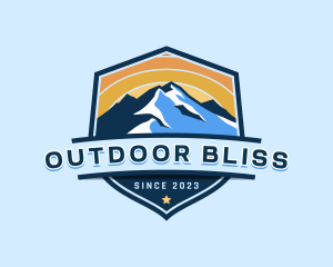 Mountain Alpine Outdoor logo design