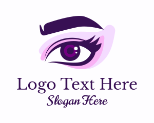 Beautiful Eyeshadow Cosmetic Logo