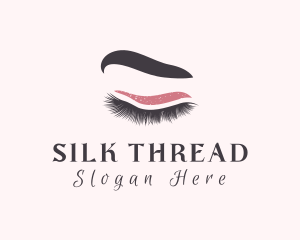 Woman Eyelash Beauty logo design