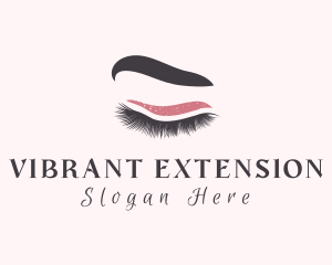 Woman Eyelash Beauty logo design