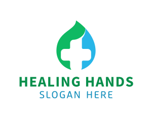 Medical Healing Cross logo design