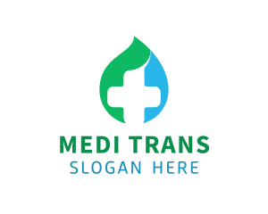 Medical Healing Cross logo design