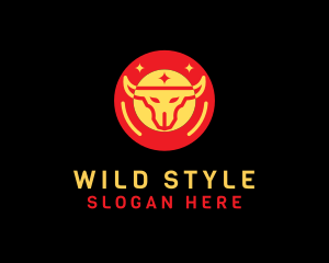 Wild Bull Animal logo design