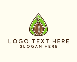 Coffee Farm Leaf  logo