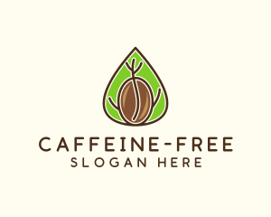 Coffee Farm Leaf  logo design