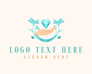 Floral Crystal Diamond logo