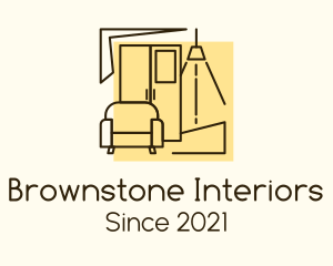 Interior Armchair Cabinet  logo design