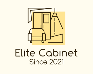 Interior Armchair Cabinet  logo design