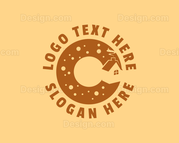 Donut Bake House Letter C Logo