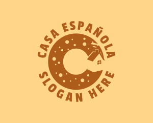 Donut Bake House Letter C logo design