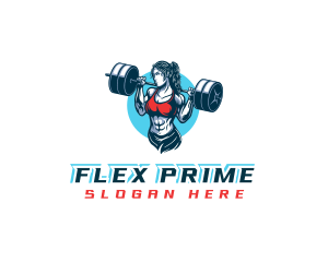 Sexy Bodybuilding Gym Coach logo