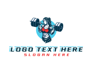 Gym - Sexy Bodybuilding Gym logo design