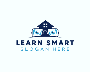 Glasses Smart House logo design