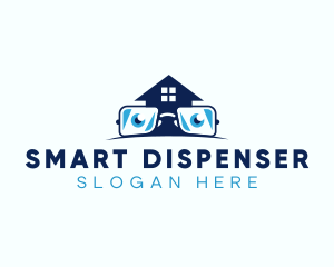 Glasses Smart House logo design