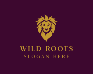 Wild Lion Mane logo design