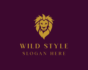 Wild Lion Mane logo design