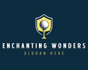 Golf Sports Competition logo design