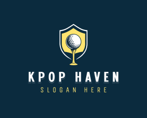 Golf Sports Competition logo design