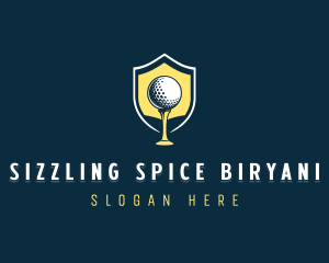 Golf Sports Competition logo design