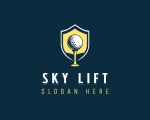 Golf Sports Competition logo design