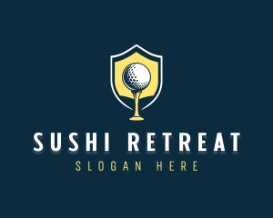 Golf Sports Competition logo design