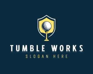 Golf Sports Competition logo design