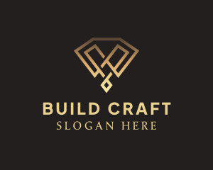 Diamond Jewelry Craft logo design