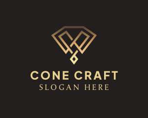 Diamond Jewelry Craft logo design