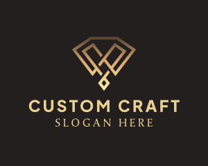 Diamond Jewelry Craft logo design