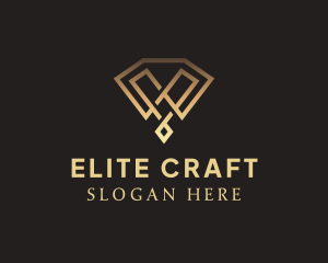 Diamond Jewelry Craft logo design