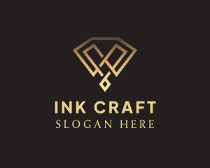 Diamond Jewelry Craft logo design