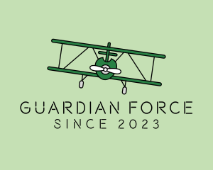 Military War Aircraft logo design