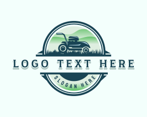 Lawn Mower Gardening logo