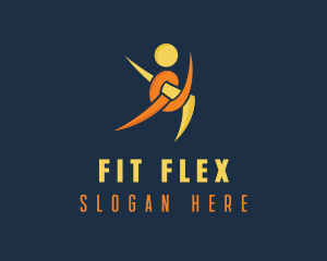 Human Fitness Coach  logo design