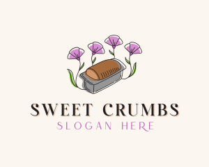 Floral Bread Loaf logo design