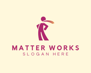 Manpower Recruitment Worker logo design