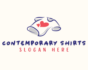 Heart Shirt Apparel logo design