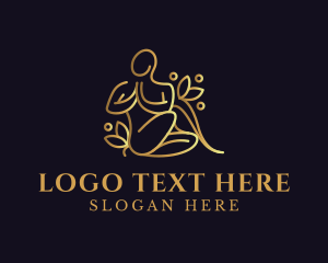 Golden Human Meditation  logo
