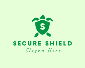 Turtle Shield Animal logo