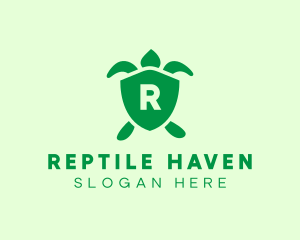 Turtle Reptile Zoo logo design