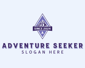 Adventure Mountaineering Summit logo design