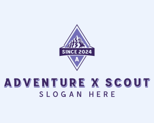 Adventure Mountaineering Summit logo design