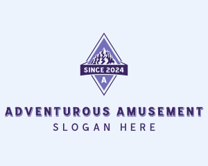 Adventure Mountaineering Summit logo design