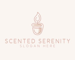 Scented Candle Decor logo design