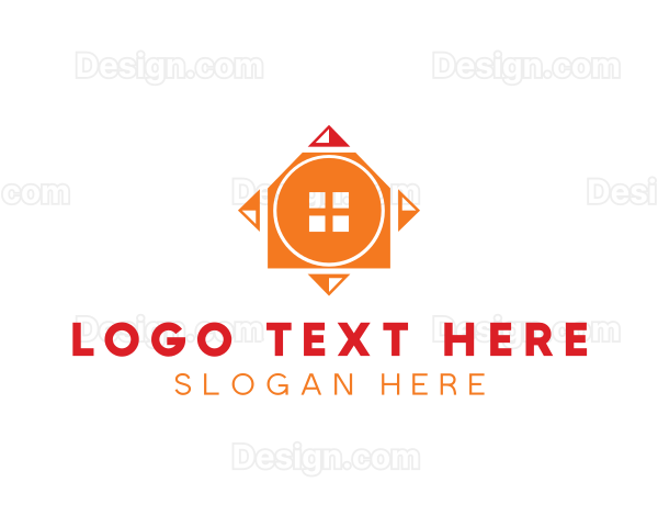 Geometric House Property Logo